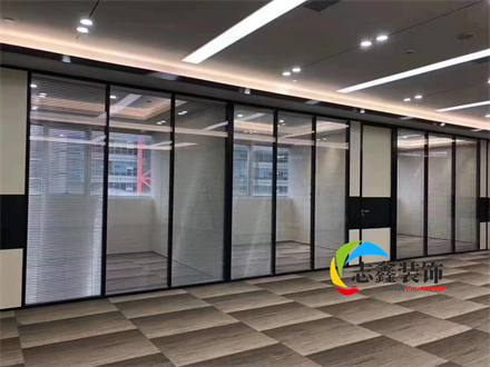 雙層百葉玻璃隔斷